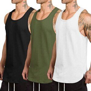 COOFANDY  Mens Bodybuilding Athletic Tank Top XXL